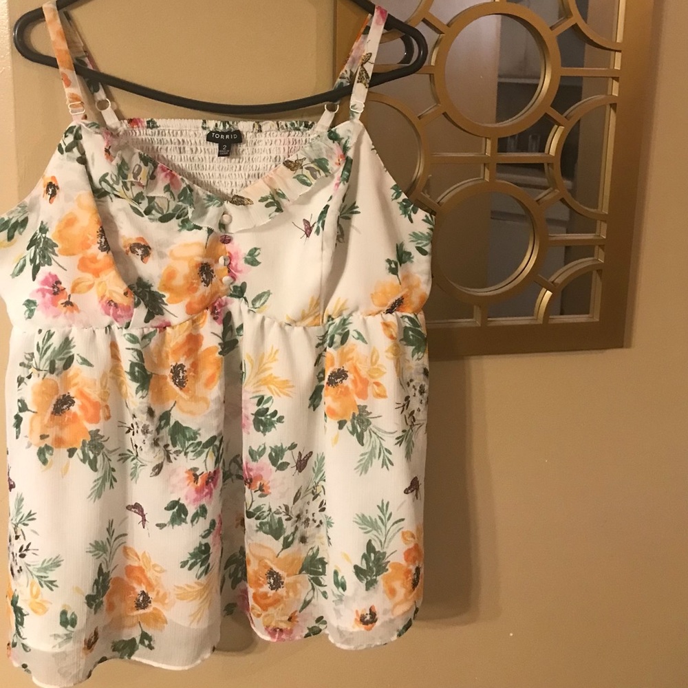 Cute strappy blouse